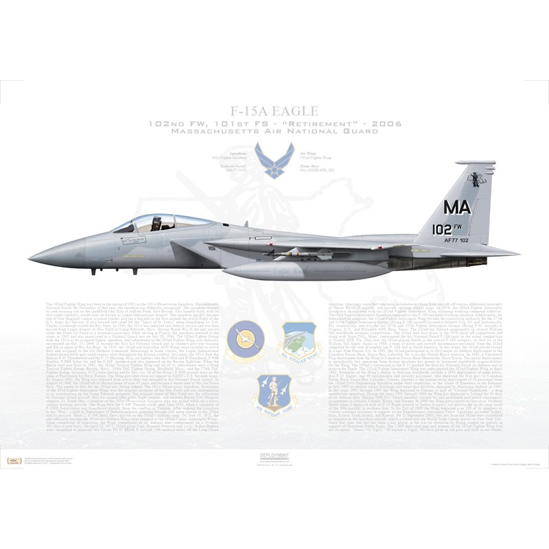 F-15A Eagle 102nd FW, 101st FS, MA/77-0102 / 2006