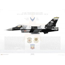 F-16C Fighting Falcon 57th WG, 64th AGRS, WA/86-0280 / 2012