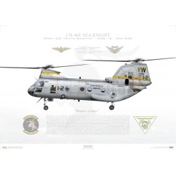 CH-46E Sea Knight HMM-165 White Knights, YW1-2 / 157704
