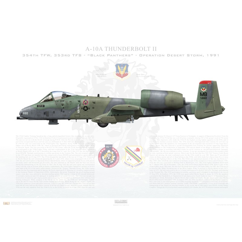 A-10C Thunderbolt II 355th FW, 354th FS Bulldogs, DM/82-684 / 2015