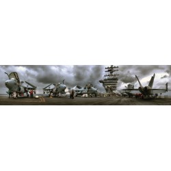 CVW-7 on the flight deck of...